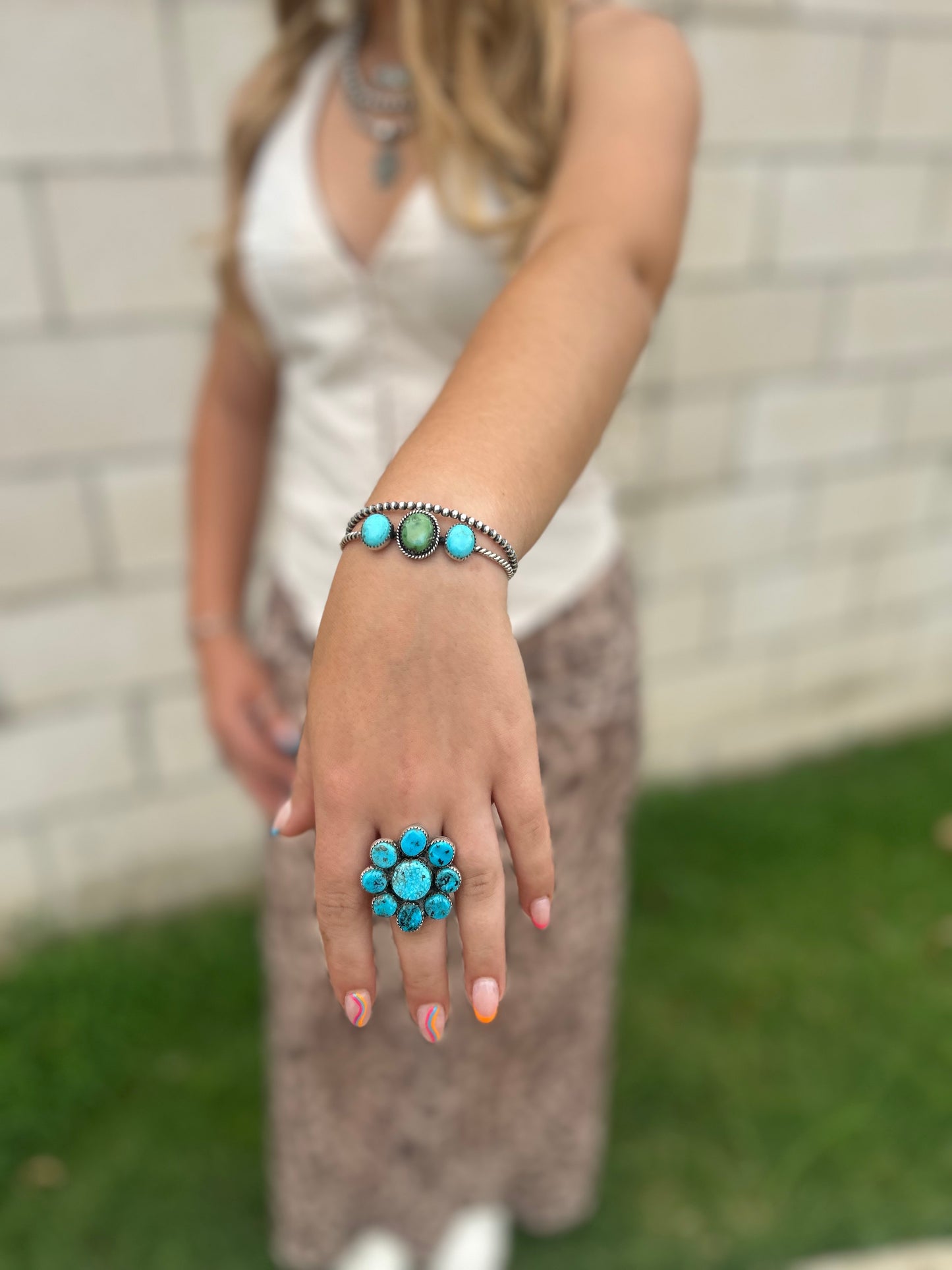 Melanie’s cluster ring