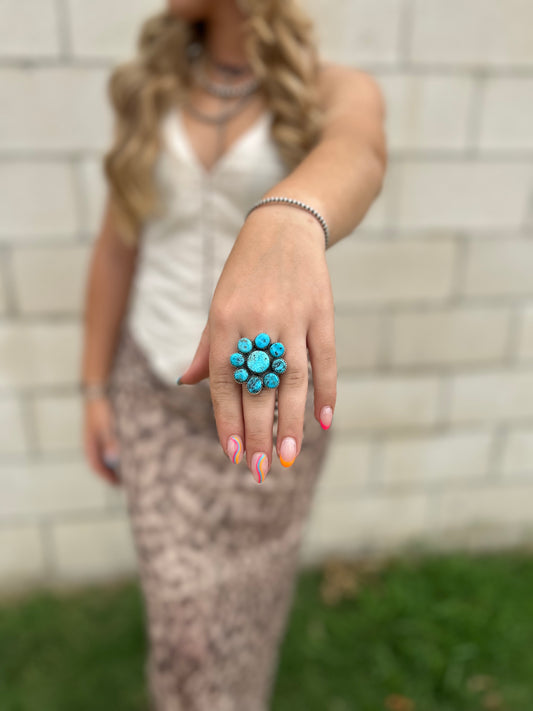Melanie’s cluster ring